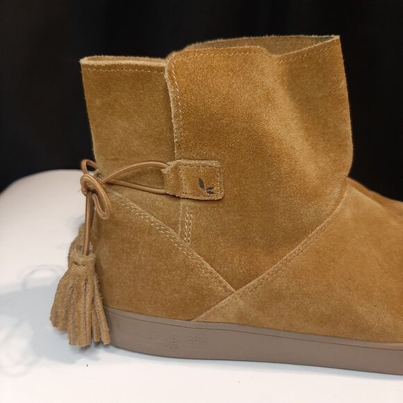 KOOLABURRA BY UGG Skyller Ankle Boots Womens Sz 9 Tan Suede Tassle Unlined Fall - Picture 6 of 9